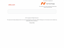Tablet Screenshot of etiks.com